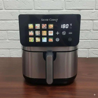 محصول سرخ کن بدون روغن سیلور کرست مدل SCS3040 ظرفیت ۱۵ لیتر-تمام استیل ا Silver Cerast SCS-3040 Air Fryer 15L