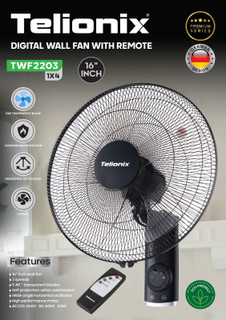 پنکه دیواری telionix